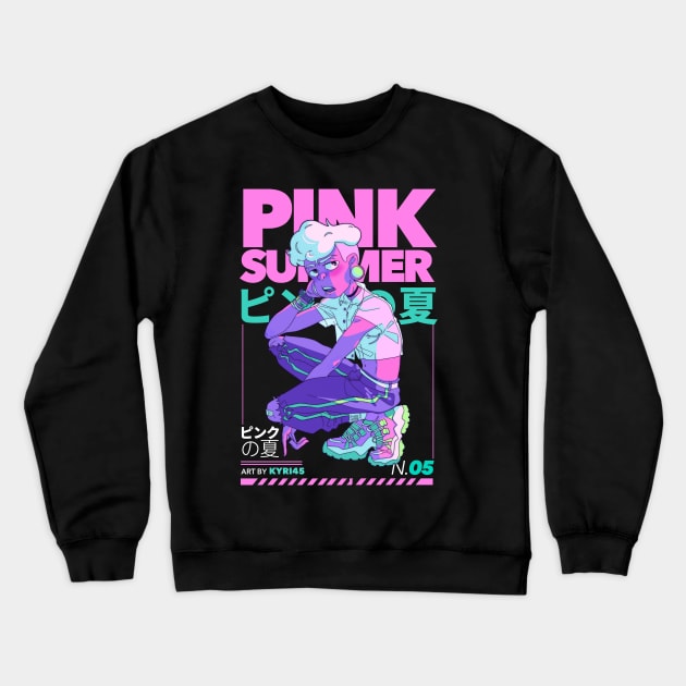 PINK SUMMER - Lars Crewneck Sweatshirt by Kyri45